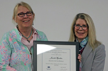 Dr. Jeanette Wyneken, FAU College of Science Researcher of the Year!